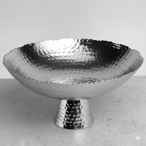 Moderno Tazón de Acero Inoxidable Ecológico con Diseño Ondulado para Servir Alimentos, Apto para Lavavajillas, Acabado Brillante para Regalos - Product Image 5