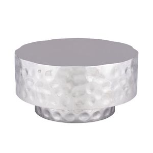 โต๊ะกาแฟสไตล์โมเดิร์น CT 90 30 30 ผลิตจากโลหะสีเงินที่ทนทาน - Product Image 3