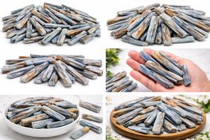 Tranche de Kyanite Bleue Naturelle Polie, Pierre Lisse pour Reiki, Méditation, Guérison Énergétique, Décoration, Vente en Gros, Feng Shui - Product Image 3