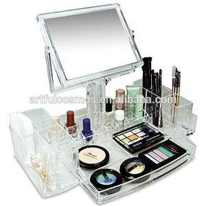 Armoire de rangement de cosmétiques en acrylique élégante Organisateur moderne pour le maquillage Produits de beauté et accessoires pour les salons professionnels à domicile - Product Image 2