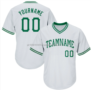 Veste de baseball respirante en maille imprimée DTG, col en V, impression numérique, T-shirt de sport pour homme - Product Image 2
