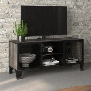 41.3 di supporto TV grigio metallo e MDF \ "x14.2 \" x18.5 \" - Product Image 1