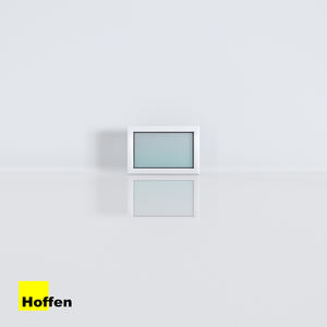 Fenêtre solaire HOFFEN en uPVC, étanche, à haute efficacité énergétique, 60x40 cm, blanche, Thaïlande, modèle moderne - Product Image 1