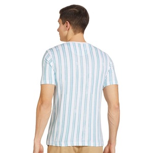 T-shirt décontracté pour homme le plus vendu avec logo personnalisé, couleur et design frontal - 100 % coton, manches courtes, vierge - Product Image 2