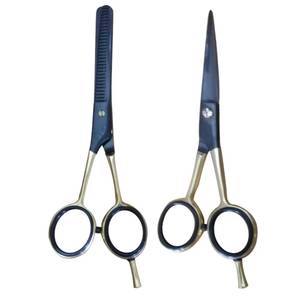 Tijeras de Peluquería Profesionales de Acero Inoxidable con Punta Afilada para Diestros, 28 Dientes, Mango Mediano, Reutilizables - Product Image 6