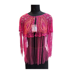 Vestido Tipo Capa con Cuentas, Hecho a Mano, 100% Algodón, Alta Calidad, para Mujer, Moda 2026, Disponible a Precio de Mayoreo para Exportación - Product Image 1