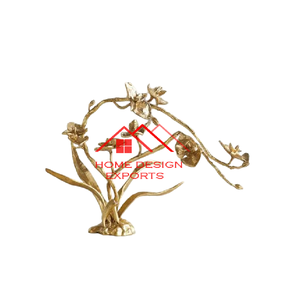 Escultura Metálica con Acabado Dorado y Base de Mármol Negro, Decoración para el Hogar, Diseño Personalizable, Venta Caliente - Product Image 1