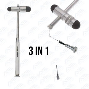 Ensemble de marteaux de percussion Tromner, instruments médicaux et chirurgicaux, instruments médicaux 5 en 1, marteau neurologique de réflexes - Product Image 2