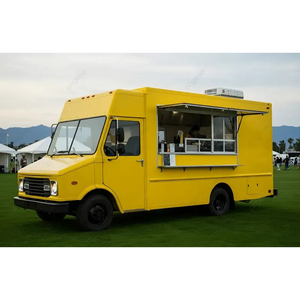 Carrito de Comida Rápida de Acero Inoxidable, Camión Móvil para Venta de Pizza, Quiosco Móvil de Catering - Product Image 2