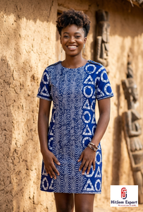 Tela Geotextil Africana Premium de Kumasi, Estampada y Tejida, de Peso Medio, para Moda Tradicional, OEM, ODM, Textil - Product Image 4
