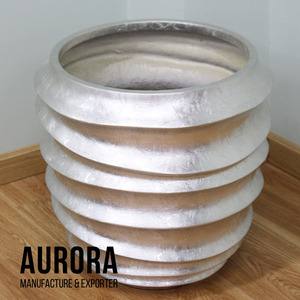 Vente en gros d'objets artisanaux pas chers du Vietnam, jardinières décoratives en fibre de verre pour espaces verts, emballage personnalisé disponible. - Product Image 3