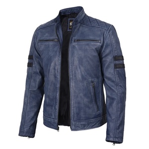 Chaqueta de Invierno para Hombre, Estilo Bomber, de Piel de Oveja Pura, Acolchada, Corte Ajustado, Reversible, Impermeable, Ecológica y de Secado Rápido - Product Image 3