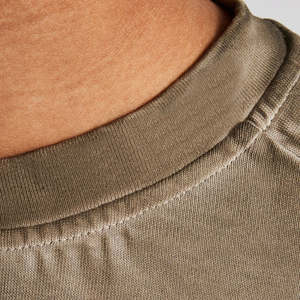 Heavyweight Cropped <b>Box</b> Fit t Shirt Tee <b>Box</b> Fit 100% Cotton <b>Drop</b> Shoulder Oversized Boxy T Shirts for Men - Product Image 3