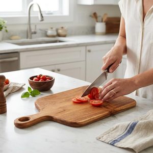 Tabla de Cortar de Madera Maciza Gruesa de Primera Calidad para Chefs Profesionales y Cocinas Domésticas Disponible a un Precio Accesible - Product Image 6
