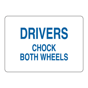 Panneau de signalisation de sécurité pliable Brady : Avertissement pour conducteurs, blocage des deux roues, pour zones industrielles et de véhicules - Product Image 1