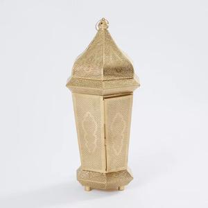 Lanterne marocaine décorative en fer forgé de style royal, faite à la main, écologique, durable, de style oriental vintage, personnalisable, à suspendre - Product Image 1