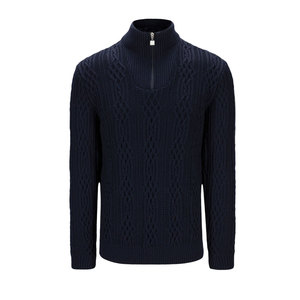 <b>Men</b> Quarter Zip Golf Sweatshirt Fleece Lined Long Sleeve Heather Mid Weight 1/4 Zip Half Zip <b>Sweater</b> 100% Cotton Breathable - Product Image 6