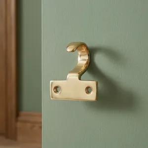 Manija de Latón de Alta Calidad para Ventanas y Puertas Corredizas, Diseño Clásico Decorativo, Disponible para la Venta - Product Image 5