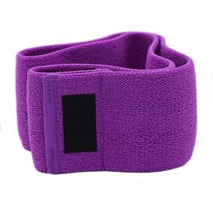 Banda de Resistencia de Tela Personalizada de Venta Caliente 2025/Banda de Ejercicio de Yoga de Látex Antideslizante al por Mayor, Cinturón Circular de Resistencia para Cadera - Product Image 3