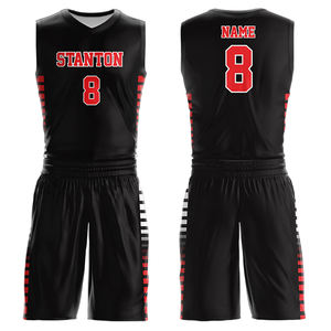 Uniformes de Baloncesto sin Mangas de Talla Grande de Alta Calidad, Transpirables, Antibacterianos, Sublimados, Personalizados, 100% Poliéster - Product Image 6