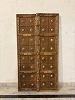 Panneaux de porte en bois massif antique avec cadre sculpté à la main, porte d'entrée de luxe pour villas, restaurants, hôtels, meubles de maison