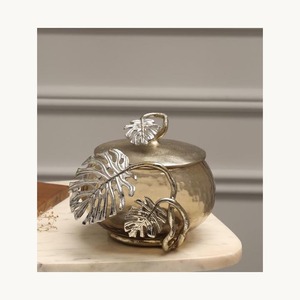 Customized Metal Dry Fruits Box Stylish New Design Dry Fruit Organizer With Lid Luxury Serving Box New Arrival - Product Image 2
