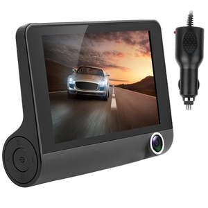 Fotocamera dcrash DVR per auto 1296P con obiettivo 4-In-1 e registrazione Video - Product Image 1