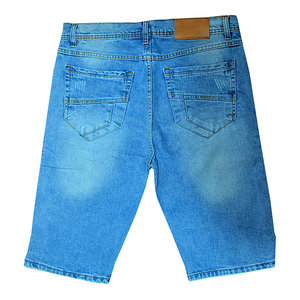 Shorts de Mezclilla para Hombre, Color Azul Oscuro, Corte Holgado, Estilo Urbano, con Logotipo Personalizado, para Verano - Product Image 6