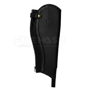 Protectores de piernas de cuero suave para caballos, equipo de protección para entrenamiento ecuestre al aire libre. - Product Image 3