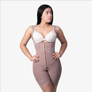 Fajas Chupa <span class=keywords><strong>Panza</strong></span> Body Reductor Anticelulítico con Cordones y Ganchos para Mujer - Product Image 4