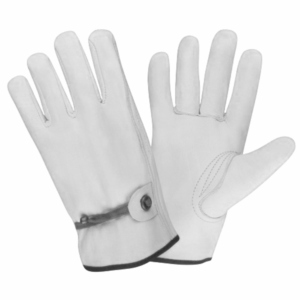 Customizable Hi Vis Work <b>Gloves</b> Durable Anti Smash Goat Grain Leather Soft Comfortable Reflective Safety Clothing - Product Image 4