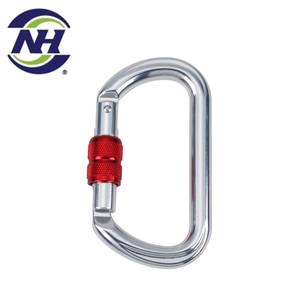 Mosquetón de aleación de aluminio con gancho a presión 22kN EN362 Acabado anodizado 79G para minería e industria general - Product Image 5