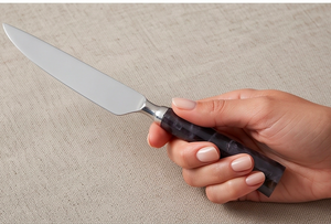 Stainless Steel <b>Cheese</b> <b>Knife</b> <b>Set</b> With Sleek Black Handles Durable Kitchen Tools For Serving <b>Cheese</b> Restaurant And Hotel Use - Product Image 3