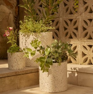 Maceta Moderna de Lujo con Diseño de Terrazo, Maceta Grande de Cemento, Minimalista, Diferentes Tamaños, para Interiores y Exteriores, Decoración del Hogar - Product Image 6