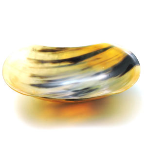 Bol décoratif en corne de buffle véritable, dernier design, bol de service en corne, saladier en corne, prix de gros direct usine - Product Image 1