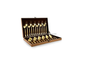 NUEVO Cubiertos negros Cubiertos de metal Nuevos cubiertos Nuevo diseño Cuchara y tenedor Juego de cubiertos de metal Precio al por mayor - Product Image 3