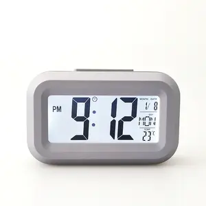 T515 Grosir Kalender Dementia Led Pengatur Waktu Alarm Tunda untuk Layar Lansia Mini Jam Desktop Digital