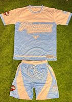 Ensemble T-shirt et short pour homme imprimé par sublimation, tendance, séchage rapide, manches courtes, mode été, polyester, ensemble 2 pièces