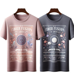 เสื้อยืดแฟชั่นคอกลมพิมพ์ลายดิจิทัลออกแบบเอง แขนสั้น ทรงพอดีตัวสำหรับผู้หญิง สินค้าใหม่จากบังกลาเทศ - Product Image 5