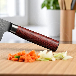 Couteau Damas Premium, lame en acier Damas 67 couches pour une durabilité, une netteté et une résistance à la corrosion exceptionnelles - Product Image 6