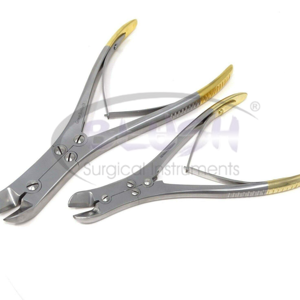 Stainless Steel TC <b>Pin</b> & Wire Cutter Orthopedic Surgical Angled Curved Visit High Quality in Low Price By Blush Surgical - Product Image 5