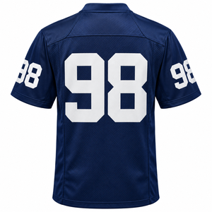 Maillot de football américain pour homme, col en V, numéro 98, maille polyester, manches courtes, coupe classique, respirant, toutes saisons - Product Image 2