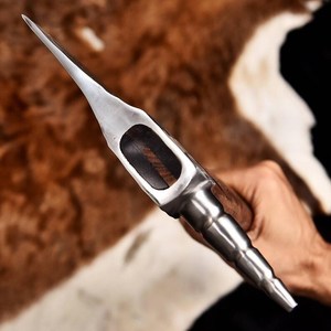 Hache de guerrier nordique artisanale, hache viking forgée, tête en acier gravée, manche en bois de rose, lame de 4 1/2 pouces, camping, bushcraft, OEM - Product Image 5