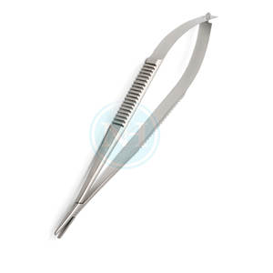 Tijeras Quirúrgicas para Córnea, Puntas Curvas y Obtusas, Acero Inoxidable - Product Image 2