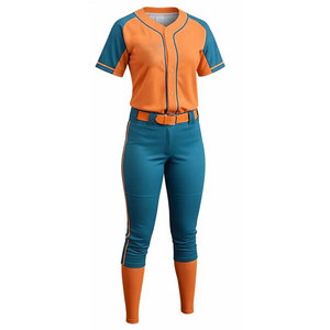 Ensemble d'uniformes de softball élégants pour femmes DESIRE SPORTS – Personnalisable, en polyester respirant, tissu à séchage rapide, maillot et pantalon légers - Product Image 1