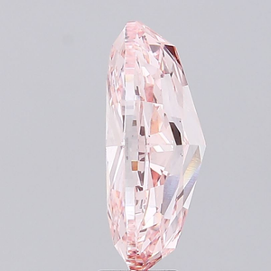 Diamant ovale de laboratoire 1 carat, rose vif fantaisie, VS1, polissage excellent, certifié IGI, diamant CVD en vrac pour bijoux sur mesure - Product Image 2
