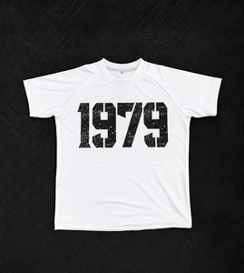 เสื้อยืดสีชมพูขนาดใหญ่พิเศษ พิมพ์ลายกราฟิกปี 1979 ผ้าฝ้าย สตรีทแวร์ วินเทจ ยูนิเซ็กส์ เสื้อยืดเปล่า รับผลิตแบบ OEM ODM - Product Image 6