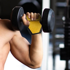 Unisex PU Full <b>Finger</b> Adjustable Wrist <b>Strap</b> Buckle Closure Non-Slip Comfortable Workout Hand Grips Gloves Gym Weightlifting - Product Image 5