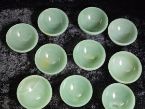Cuenco de Piedras Preciosas Naturales a Granel, Hecho a Mano, Pequeño, Tallado, de Cristal, Portátil, en Forma de Círculo, Decoración para el Hogar, Suministro para Boutiques, Decoración - Product Image 2