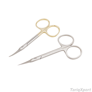 Ciseaux à ongles professionnels de haute qualité, durables, ciseaux à cuticules courbés, tranchants, en acier inoxydable et plastique, pour manucure et beauté - Product Image 6
